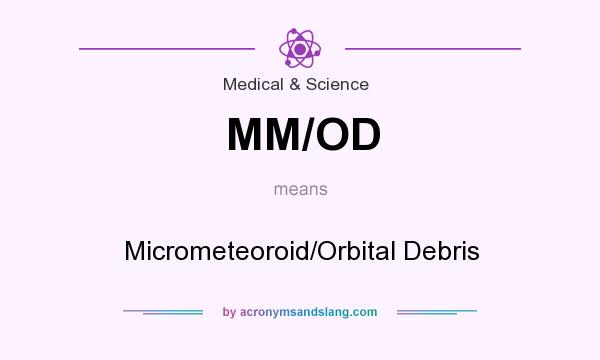 What does MM/OD mean? It stands for Micrometeoroid/Orbital Debris