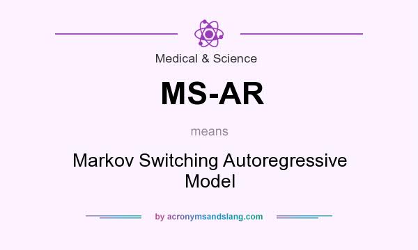 What does MS-AR mean? It stands for Markov Switching Autoregressive Model