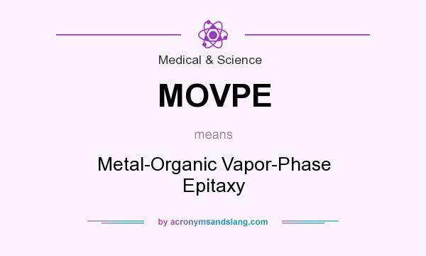 What does MOVPE mean? It stands for Metal-Organic Vapor-Phase Epitaxy