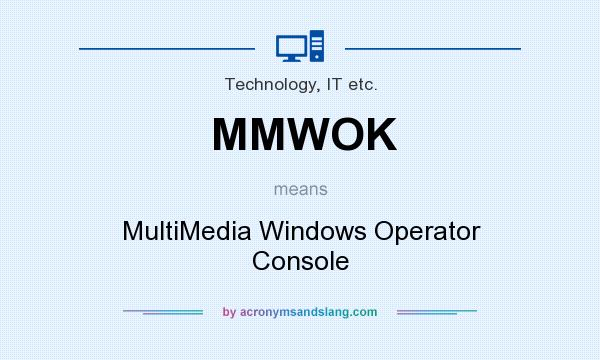 What does MMWOK mean? It stands for MultiMedia Windows Operator Console