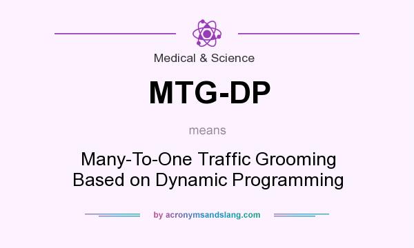 What does MTG-DP mean? It stands for Many-To-One Traffic Grooming Based on Dynamic Programming