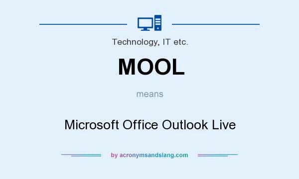 What does MOOL mean? It stands for Microsoft Office Outlook Live
