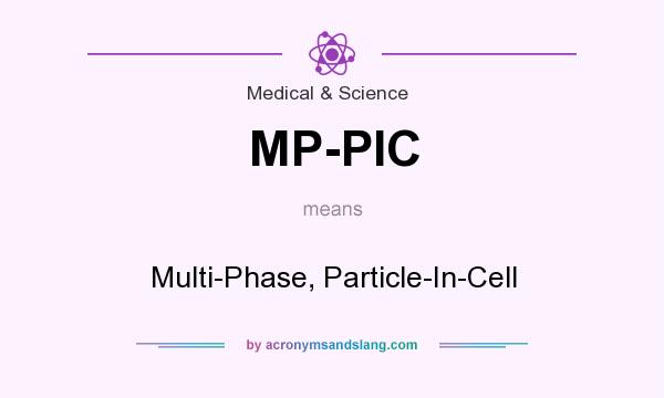 What does MP-PIC mean? It stands for Multi-Phase, Particle-In-Cell