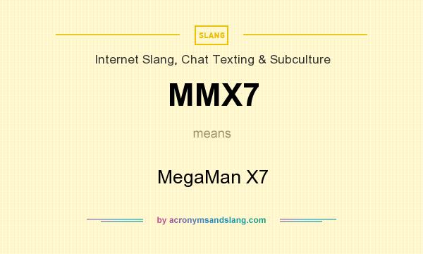 What does MMX7 mean? It stands for MegaMan X7