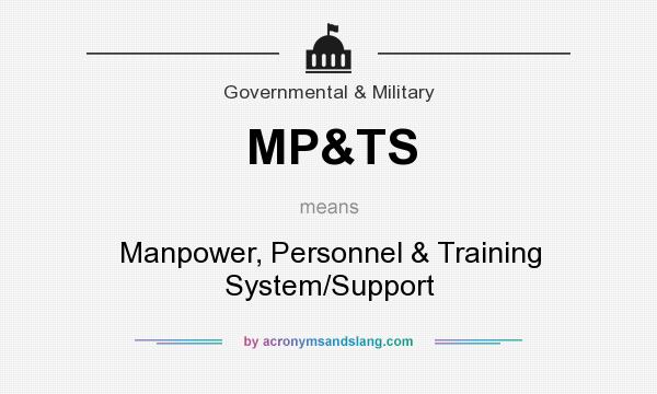 What does MP&TS mean? It stands for Manpower, Personnel & Training System/Support