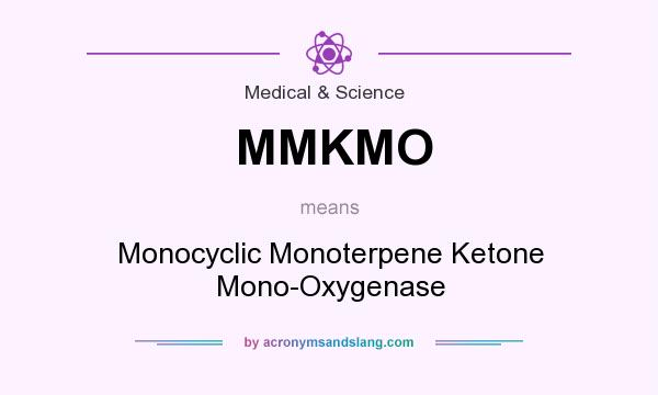 What does MMKMO mean? It stands for Monocyclic Monoterpene Ketone Mono-Oxygenase