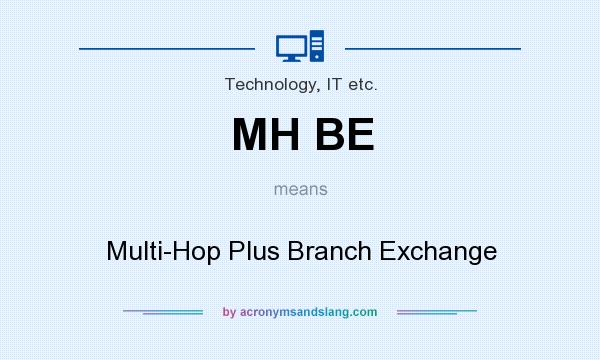 What does MH BE mean? It stands for Multi-Hop Plus Branch Exchange
