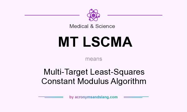 What does MT LSCMA mean? It stands for Multi-Target Least-Squares Constant Modulus Algorithm