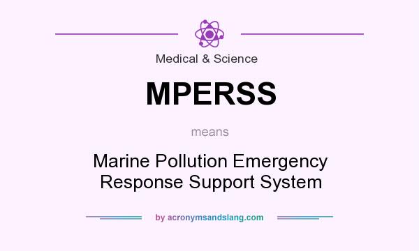 What does MPERSS mean? It stands for Marine Pollution Emergency Response Support System