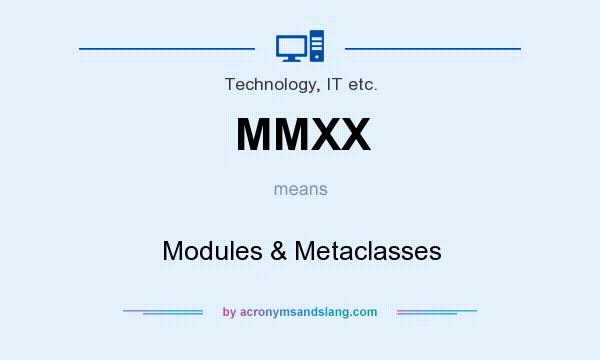What does MMXX mean? It stands for Modules & Metaclasses
