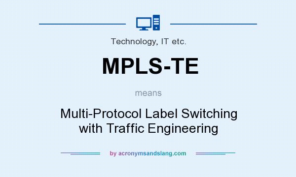 What does MPLS-TE mean? It stands for Multi-Protocol Label Switching with Traffic Engineering