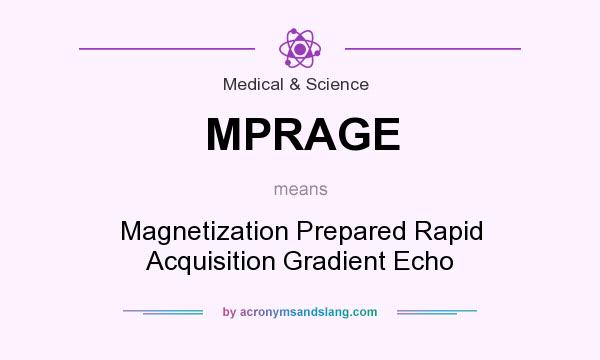 What does MPRAGE mean? It stands for Magnetization Prepared Rapid Acquisition Gradient Echo