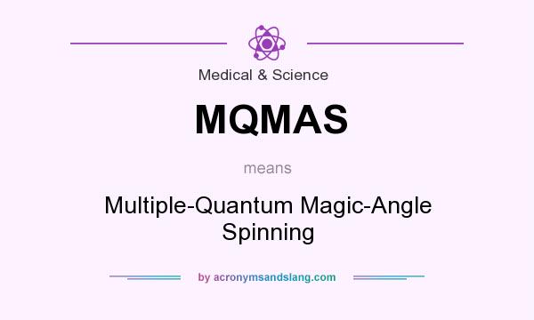 What does MQMAS mean? It stands for Multiple-Quantum Magic-Angle Spinning