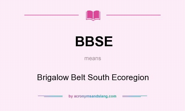 What does BBSE mean? It stands for Brigalow Belt South Ecoregion