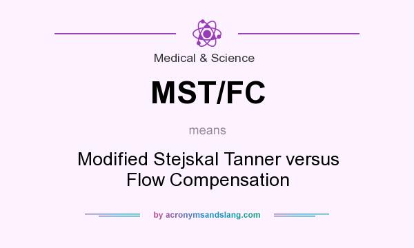 What does MST/FC mean? It stands for Modified Stejskal Tanner versus Flow Compensation
