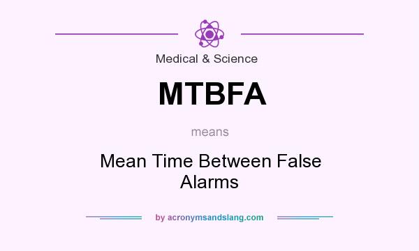 What does MTBFA mean? It stands for Mean Time Between False Alarms