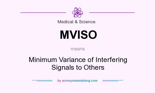 What does MVISO mean? It stands for Minimum Variance of Interfering Signals to Others
