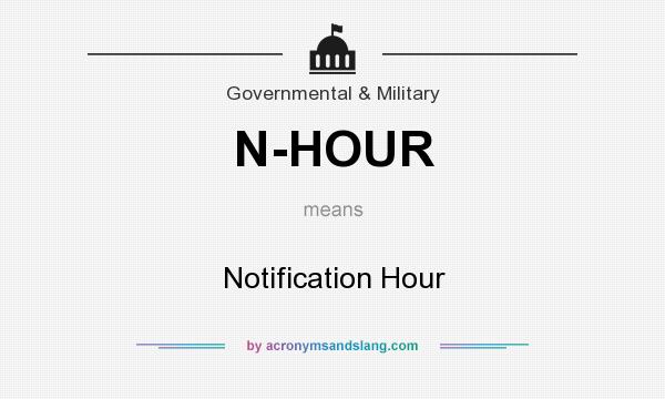 What does N-HOUR mean? It stands for Notification Hour