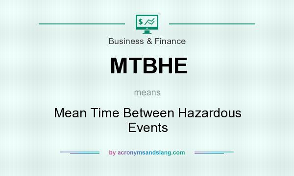 What does MTBHE mean? It stands for Mean Time Between Hazardous Events