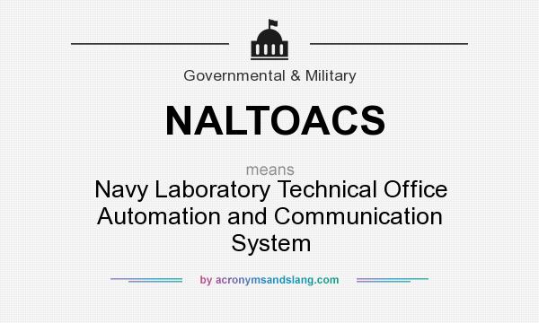 What does NALTOACS mean? It stands for Navy Laboratory Technical Office Automation and Communication System