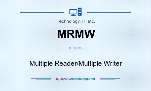 What does MRMW mean? It stands for Multiple Reader/Multiple Writer