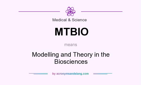 What does MTBIO mean? It stands for Modelling and Theory in the Biosciences