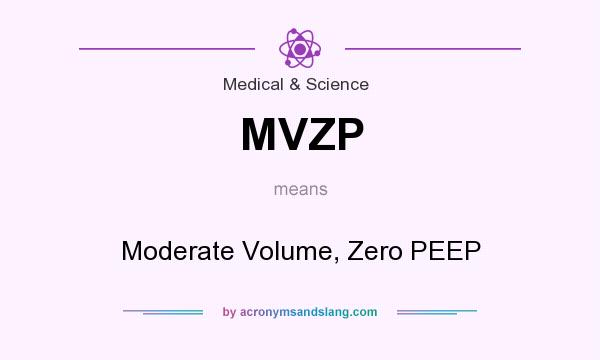 What does MVZP mean? It stands for Moderate Volume, Zero PEEP