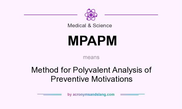 What does MPAPM mean? It stands for Method for Polyvalent Analysis of Preventive Motivations