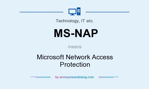 What does MS-NAP mean? It stands for Microsoft Network Access Protection