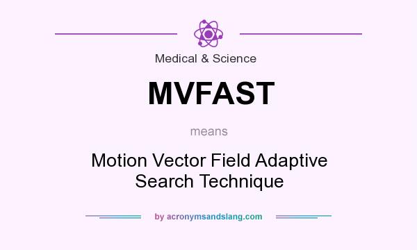 What does MVFAST mean? It stands for Motion Vector Field Adaptive Search Technique