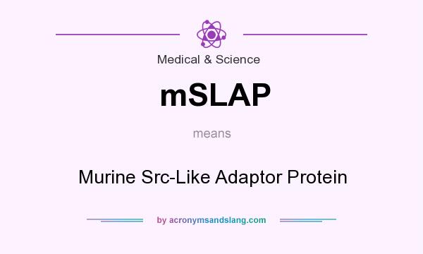 What does mSLAP mean? It stands for Murine Src-Like Adaptor Protein