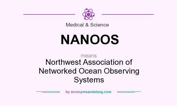 What does NANOOS mean? It stands for Northwest Association of Networked Ocean Observing Systems