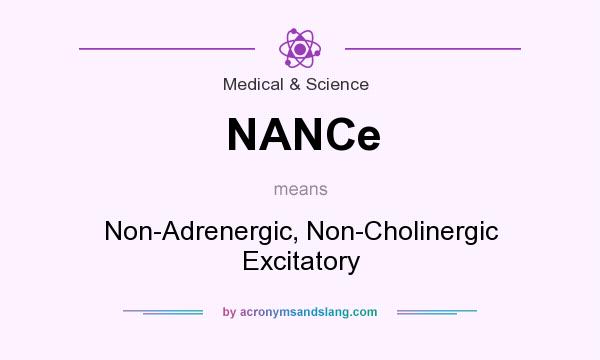 What does NANCe mean? It stands for Non-Adrenergic, Non-Cholinergic Excitatory