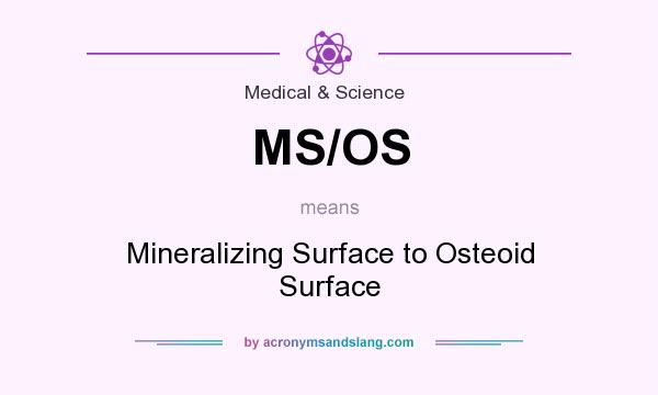 What does MS/OS mean? It stands for Mineralizing Surface to Osteoid Surface