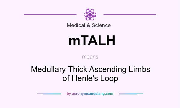 What does mTALH mean? It stands for Medullary Thick Ascending Limbs of Henle`s Loop