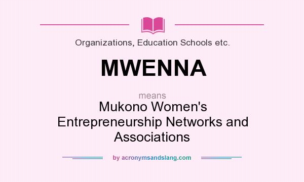 What does MWENNA mean? It stands for Mukono Women`s Entrepreneurship Networks and Associations