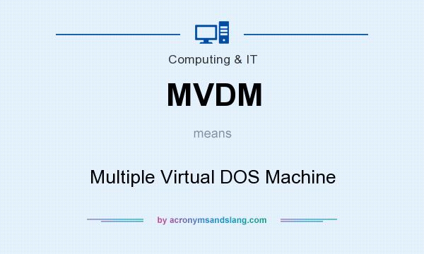 What does MVDM mean? It stands for Multiple Virtual DOS Machine