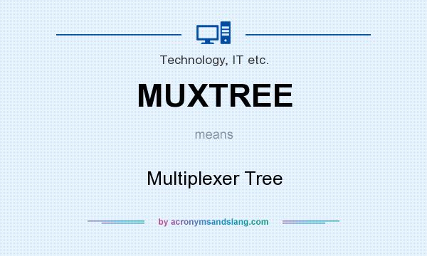 What does MUXTREE mean? It stands for Multiplexer Tree