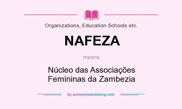 What does NAFEZA mean? It stands for Núcleo das Associações Femininas da Zambezia