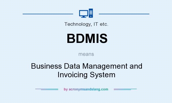 What does BDMIS mean? It stands for Business Data Management and Invoicing System
