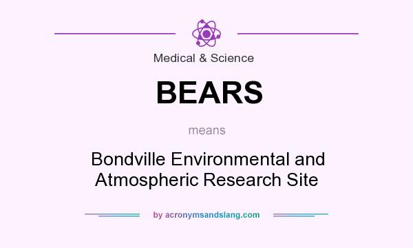 What does BEARS mean? It stands for Bondville Environmental and Atmospheric Research Site