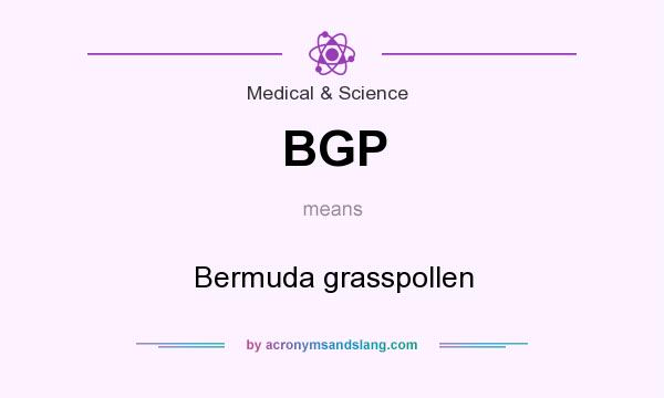 What does BGP mean? It stands for Bermuda grasspollen