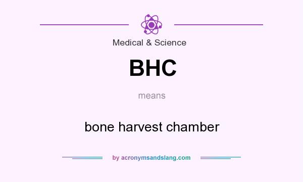 What does BHC mean? It stands for bone harvest chamber