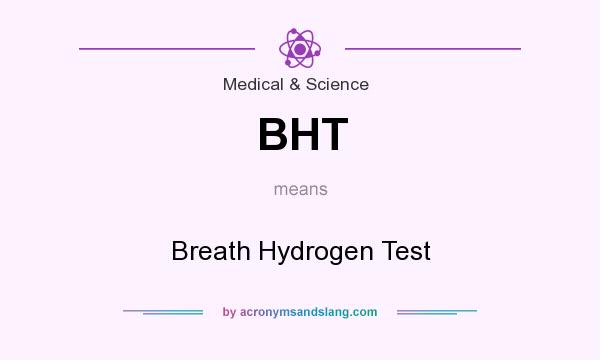 What does BHT mean? It stands for Breath Hydrogen Test