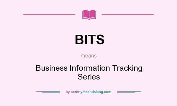 What does BITS mean? It stands for Business Information Tracking Series