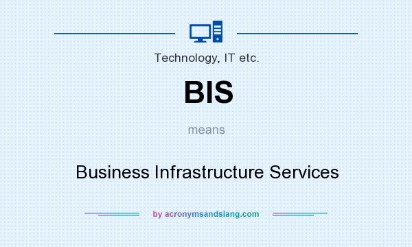 What does BIS mean? It stands for Business Infrastructure Services