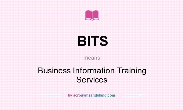 What does BITS mean? It stands for Business Information Training Services
