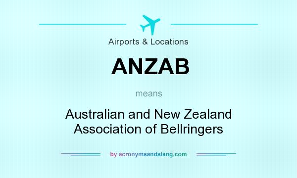 What does ANZAB mean? It stands for Australian and New Zealand Association of Bellringers