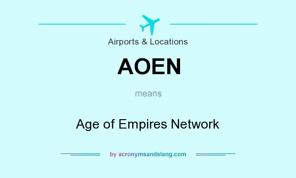 What does AOEN mean? It stands for Age of Empires Network