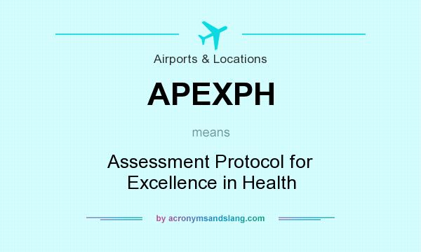 What does APEXPH mean? It stands for Assessment Protocol for Excellence in Health